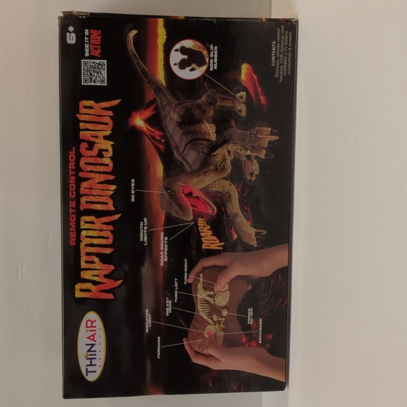 Remote Control Raptor Dinosaur (NWOT) - Picture 3 of 3